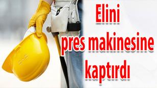 Prese Elini Kaptıran İşçinin Parmakları Koptu