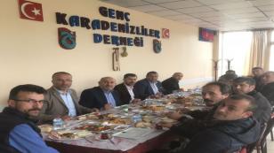 Genç Karadenizliler Başkanları Ağırladı