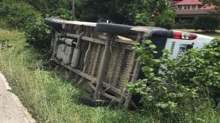 Hendek Küçük Sanayi Yolu Dar Olunca Kaza Kaçınılmaz Oldu