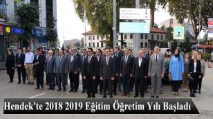 Hendek'te 2018 2019 Eğitim Öğretim Yılı Başladı
