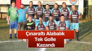 Çınaraltı Alabalık Tek Golle Kazandı