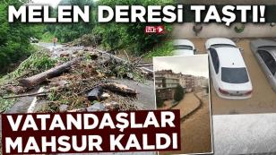 Komşuda Sel Felaketi, Vatandaşlar Mahsur Kaldı