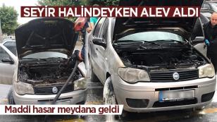 SEYİR HALİNDEYKEN ALEV ALDI