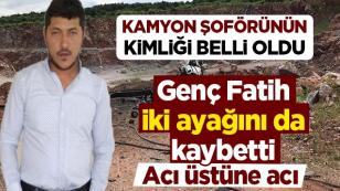 Genç Fatih iki ayağını da kaybetti
