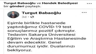 Başkan Babaoğlu ve Eşinin Kovid-19 Testi Pozitif