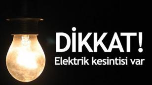 Dikkat Elektrik Kesintisi Var