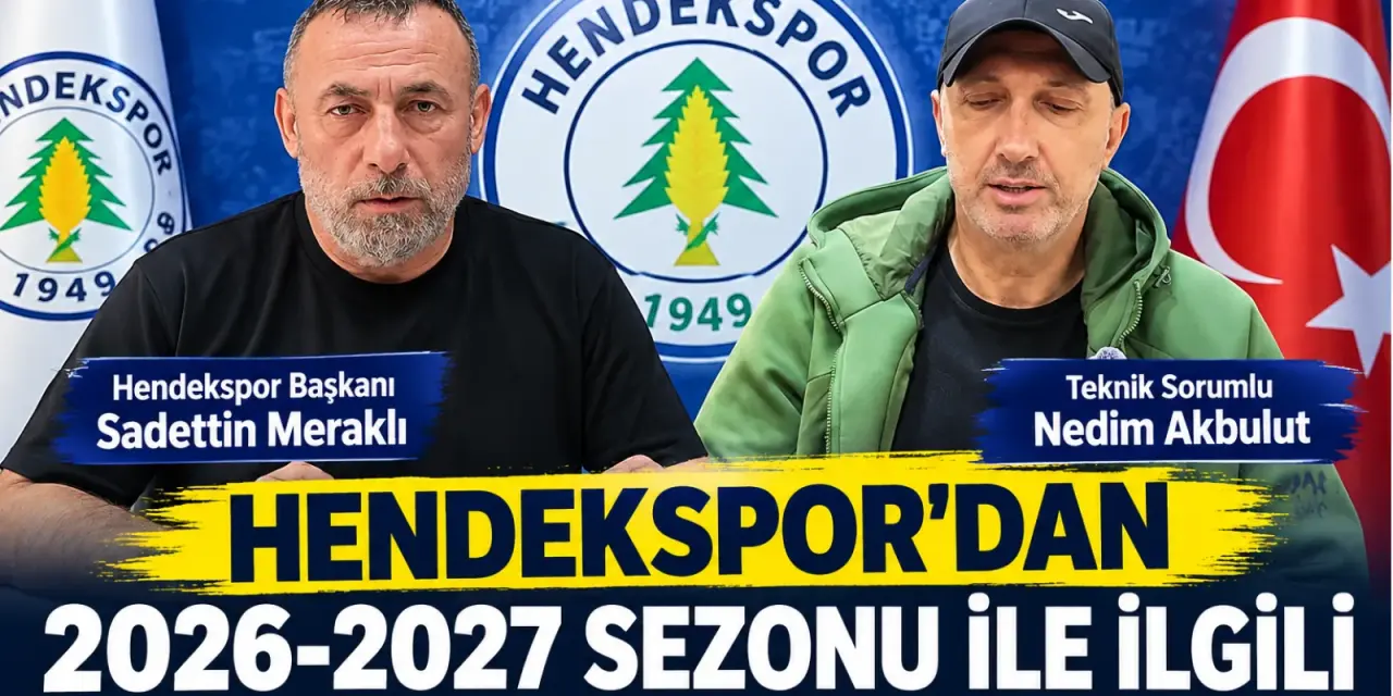 Hendekspor Başkanı Ve Teknik Sorumlusundan değerlendirme