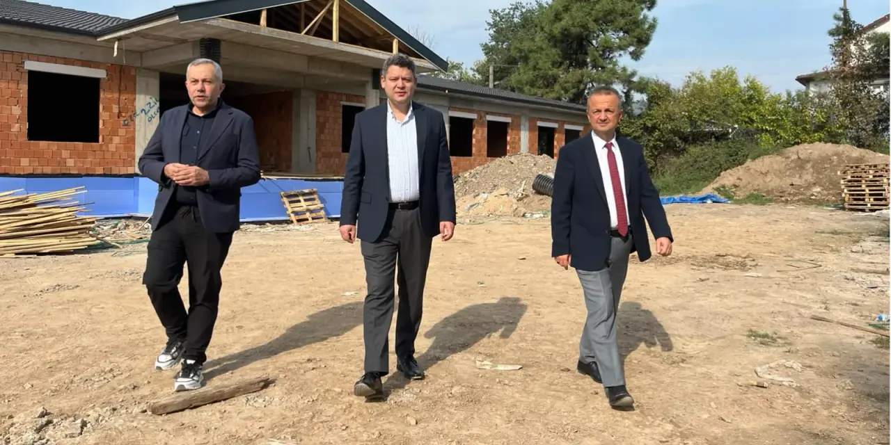 Muazzez Oğuz Anaokulu İnşaatında İnceleme